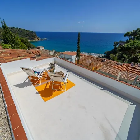 Perla Azul Lux, Vista Mar En Cala Canyelles, Aircon Lejlighed *
