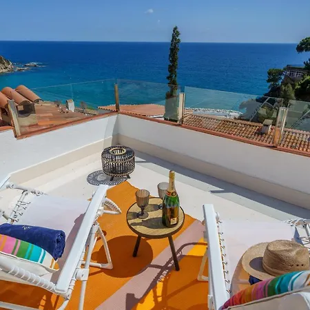 Apartamento Perla Azul Lux, Vista Mar En Cala Canyelles, Aircon *