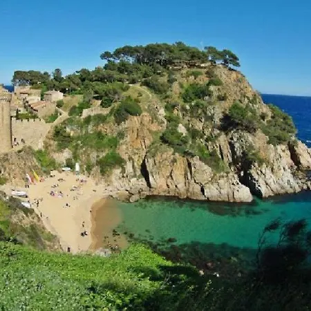 Perla Azul Lux, Vista Mar En Cala Canyelles, Aircon Appartement