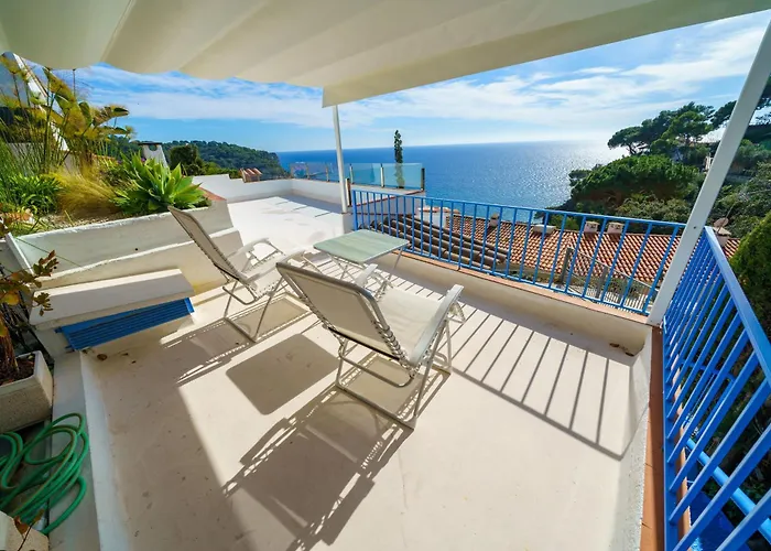 Apartman Perla Azul Lux, Vista Mar En Cala Canyelles, Aircon *