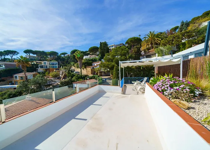 Perla Azul Lux, Vista Mar En Cala Canyelles, Aircon Lloret de Mar