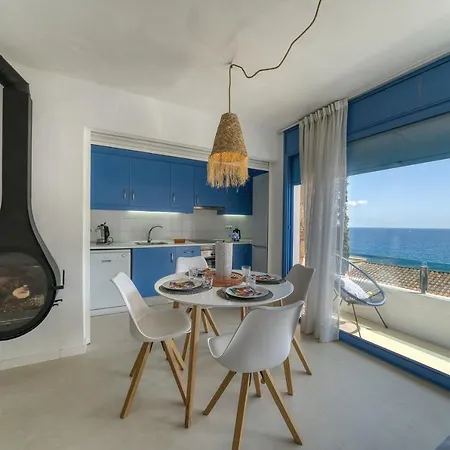Perla Azul Lux, Vista Mar En Cala Canyelles, Aircon *