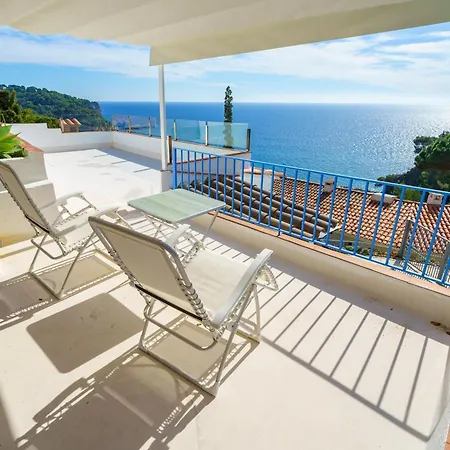 Perla Azul Lux, Vista Mar En Cala Canyelles, Aircon *
