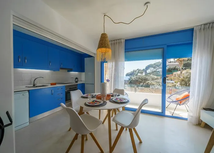 Perla Azul Lux, Vista Mar En Cala Canyelles, Aircon Льорет-де-Мар