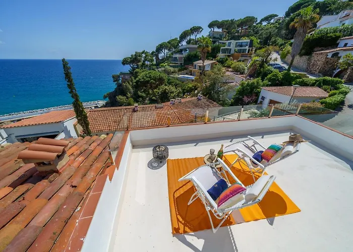 Perla Azul Lux, Vista Mar En Cala Canyelles, Aircon * Льорет-де-Мар