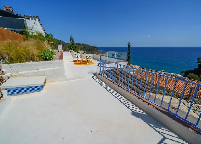 Апартаменты Perla Azul Lux, Vista Mar En Cala Canyelles, Aircon