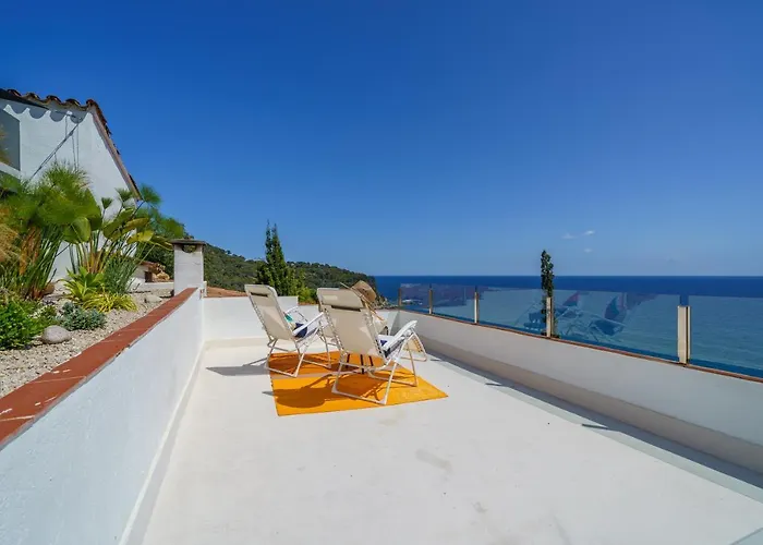 Апартаменты Perla Azul Lux, Vista Mar En Cala Canyelles, Aircon *